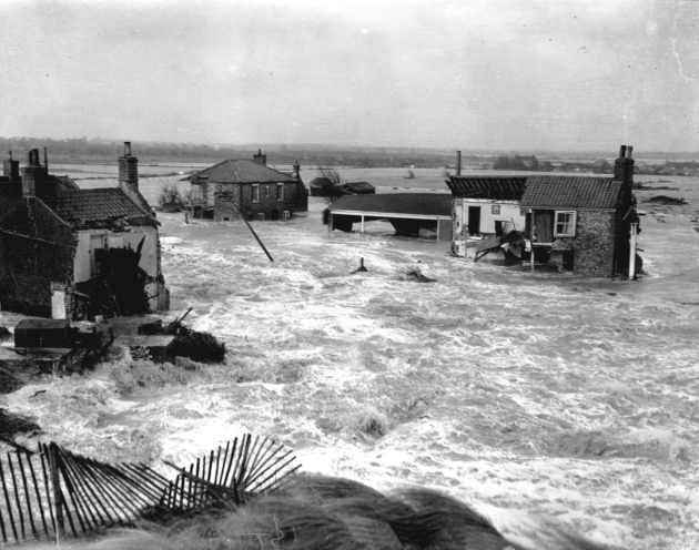 An archive picture of the Norfolk floods